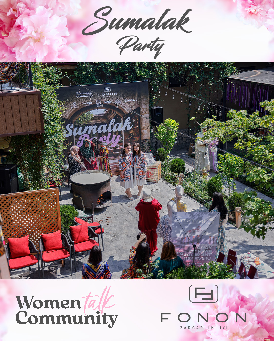 FONON bosh hamkor sifatida Sumalak Party 2026 tadbirida ishtirok etdi. Tadbir Women Talk — ayollar hamjamiyati tomonidan tashkil etildi. image 10
